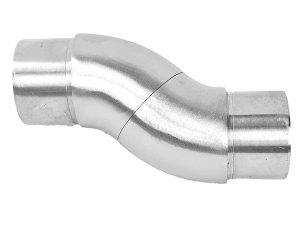 verstellbarer Rohrverbinder 42,4 x 2,0 mm - Edelstahl V2A